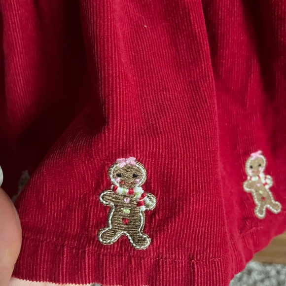 Gymboree infant (12-18 months) button down, cotton/cord, gingerbread dress - Picture 6 of 7